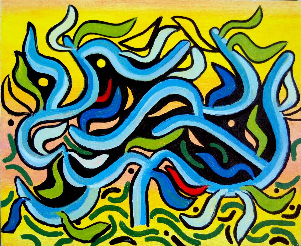 Oil on canvas, 16" x 20"